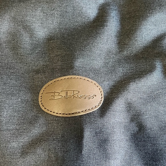 Bella Russo duffle bag Charcoal And tan - Picture 3 of 5